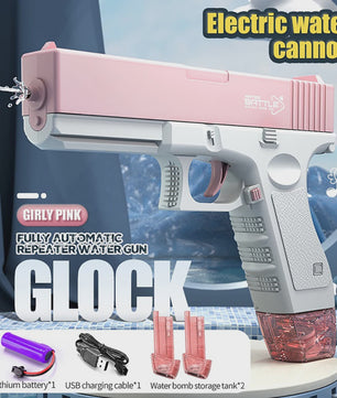 Elektrisch Waterpistool - Automatisch & Handmatig, 32FT Bereik, Oplaadbaar