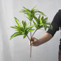 Kunstplant 36cm met 3 Bamboe-achtige Takken - Tropische Decoratie