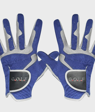 GVOVLVF Golfhandschoen Heren - Verbeterde Grip, Ademend & Comfortabel - Blauw/Wit