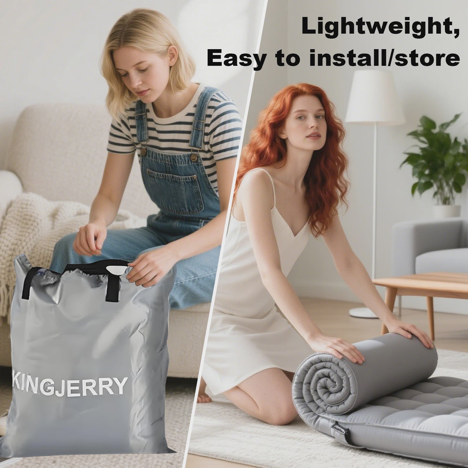Luxe Opblaasbaar Luchtbed met Verstelbare Rugleuning & Ingebouwde Pomp - 203x152x48cm
