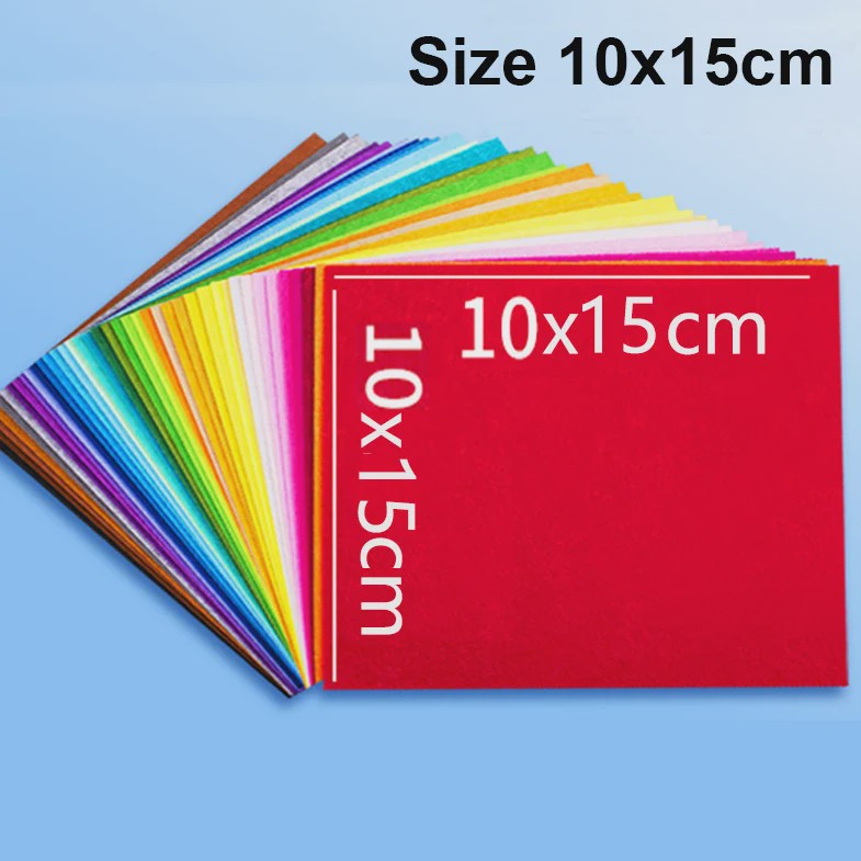 Set Vilt Stof Vellen - Assorti Kleuren - 1mm Dik - DIY Knutselen & Naaien