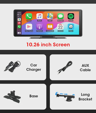 Universele 11.26" Draadloze CarPlay & Android Auto Multimedia Auto Scherm