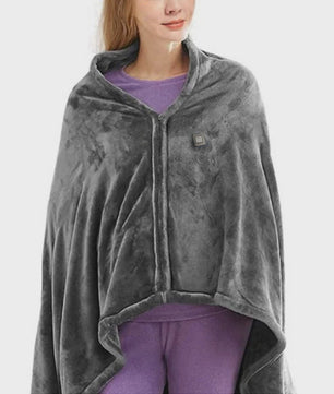 Electric Heating Body Warming Shawl Blanket Outdoor Camping Multifunctional Shawl Heating Blanket USB Charging Washable Leg Cove