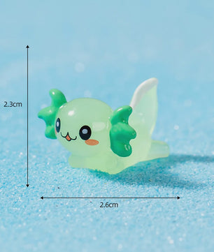 35x Schattige Axolotl Miniatuur Ornamenten - Perfect voor Aquarium & Sprookjes Tuin Decoratie