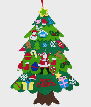 DIY Vilt Kerstboom Decoratie met Ornamenten - Feestelijk & Creatief voor Kinderen