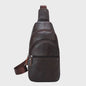 Luxe Leren Borstas Heren - Grote Capaciteit, Zakelijk & Casual Crossbody Tas