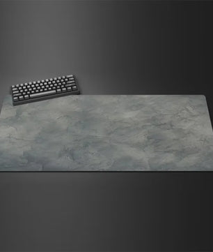 Grote Grijze XXL Muismat voor Bureau & Gaming - Desktop Toetsenbord Mat