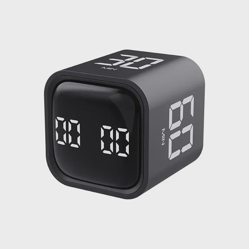 Slimme Kubus Timer met LED Display en Gravity Sensor - Perfect voor Studie, Werk en Koken