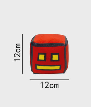 Geometry Dash Pluche Speelgoed - 12cm Zachte Knuffel Pop voor Kinderen & Fans