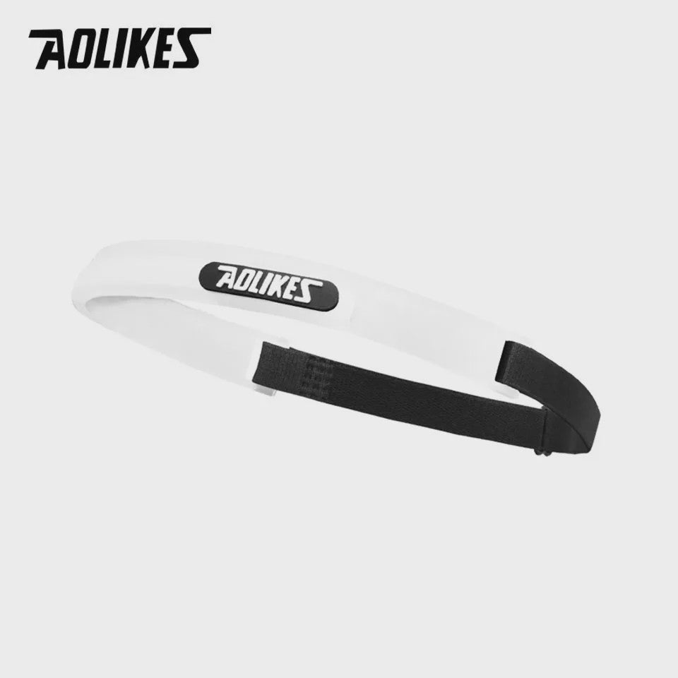 AOLIKES Elastische Zweetband Hoofdband - Zacht Siliconen voor Sport & Fitness
