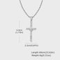 Heren RVS Kruis Ketting met Jezus Hanger - Religieuze Christelijke Sieraden