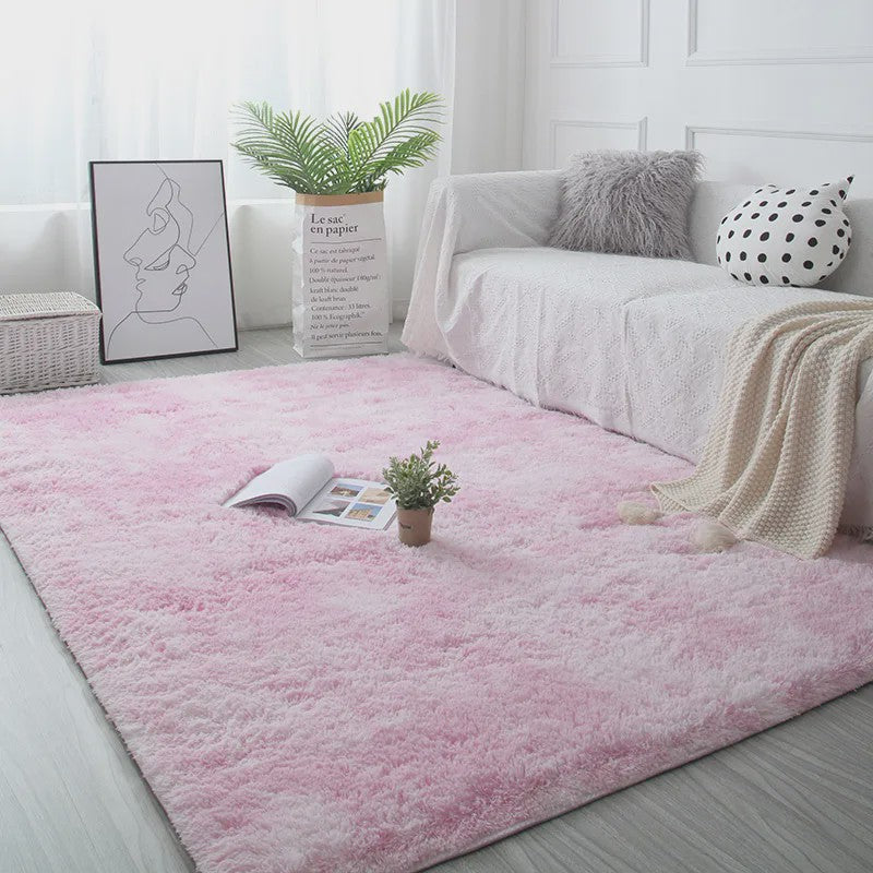 Luxe Witte Pluizige Vloerkleed - Zacht & Antislip voor Woonkamer & Slaapkamer