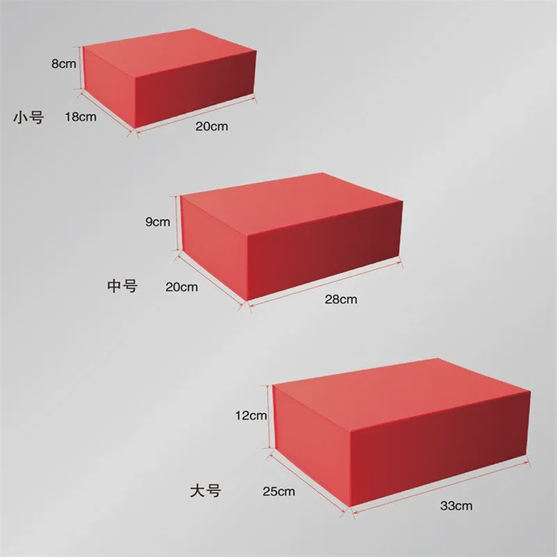 Grote Magnetische Cadeaubox met Deksel - 33x25x12cm - Luxe Inklapbare Verpakking