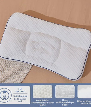 Baby Hoofdkussen met Neksteun - Ergonomisch en Ademend voor Kinderen (1-16 Jaar)