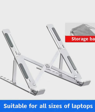 Verstelbare Aluminium Laptopstandaard - Ergonomisch & Koelend
