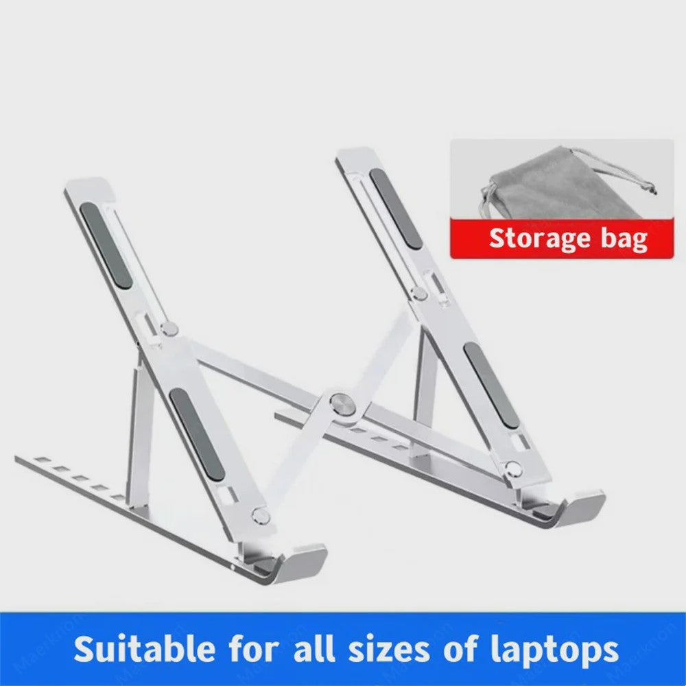 Verstelbare Aluminium Laptopstandaard - Ergonomisch & Koelend