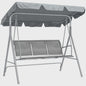 Outsunny Swing Swing garden 3 seater awning adjustable backrest breathable Metal frame load 240 kg 171x108x154 cm