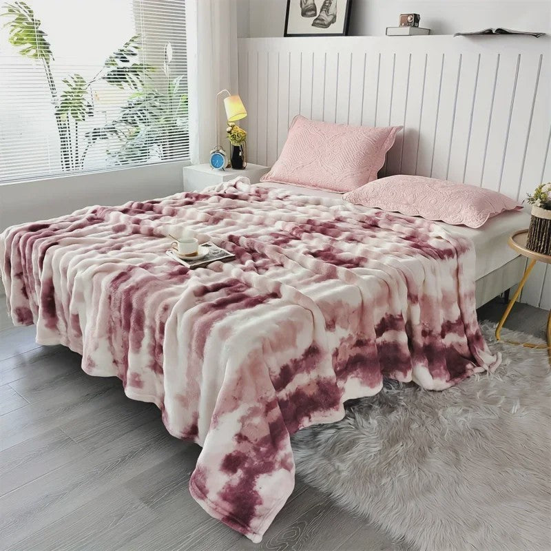 Luxe Imitatie Konijnenbont Plaid: Zacht, Dik & Warm voor Elk Seizoen