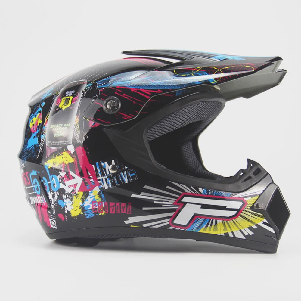 Professionele Off-road Motorcross Helm met DOT Keurmerk - Inclusief Gratis Accessoires