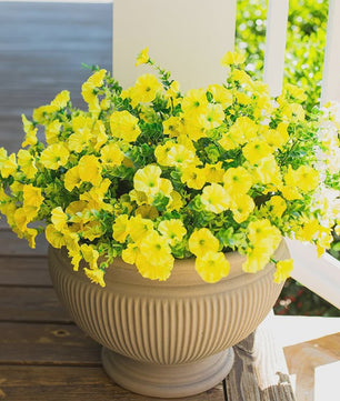 Kunstbloemen Ochtendgloren met Eucalyptus - UV-bestendig, 2/4 Stuks