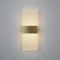 Moderne LED Wandlamp Aluminium & Mat Acryl - Hotel Corridor, Slaapkamer