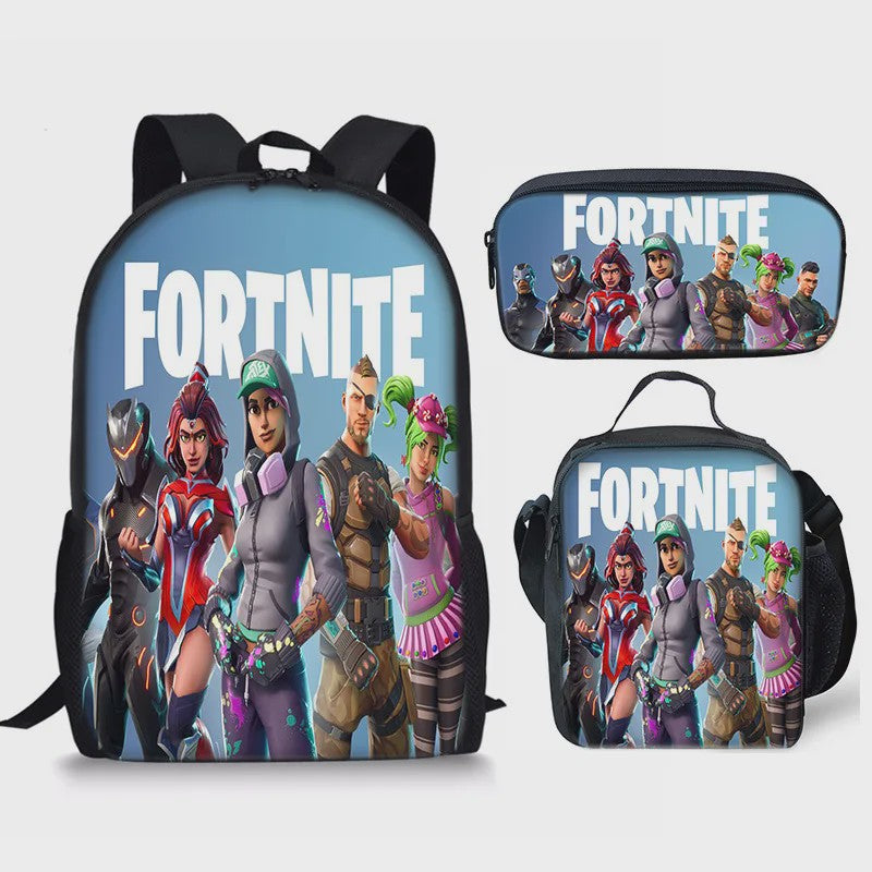 Fortnite Schooltas Set: Rugzak, Pennenhouder & Lunchtas voor Kinderen