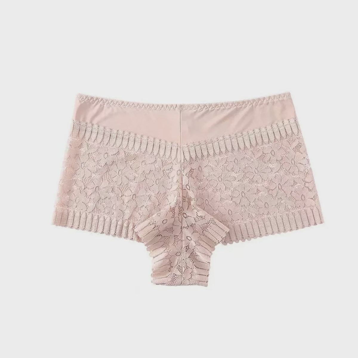 Luxe Kanten Boyshorts met Hoge Taille en Sexy Uitsnijdingen - Verkrijgbaar in Plus Size