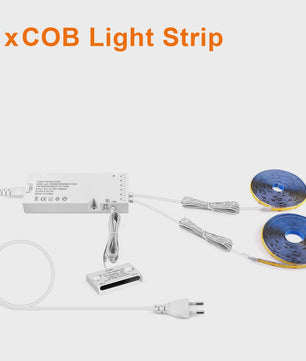 Slimme COB LED Strip met Dubbele Deursensor - Automatisch Aan/Uit bij Openen/Sluiten