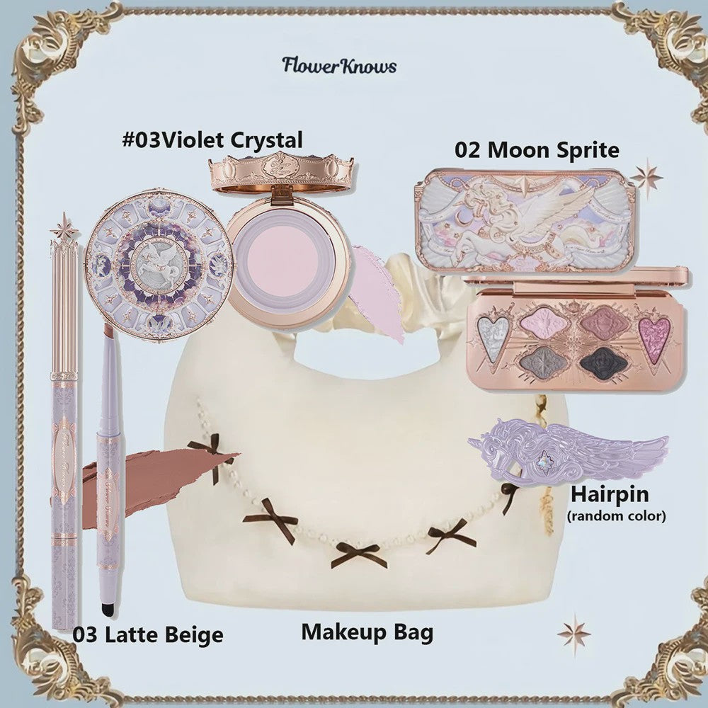 Flower Knows Luxe Make-up Cadeaubox: Foundation, Blush, Lip Cream & Tas