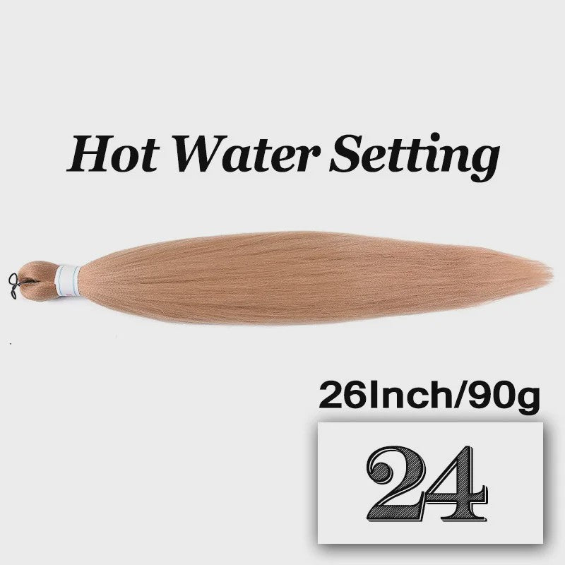 Pre-stretched Braiding Hair 26 Inch - Synthetische Haarverlengingen voor Crochet Braids in Kleuren