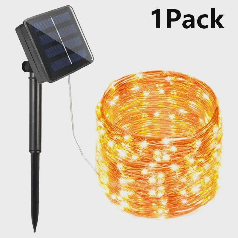 Solar LED Slinger Verlichting - Waterdicht & Sfeervol voor Tuin, Kerst & Feesten
