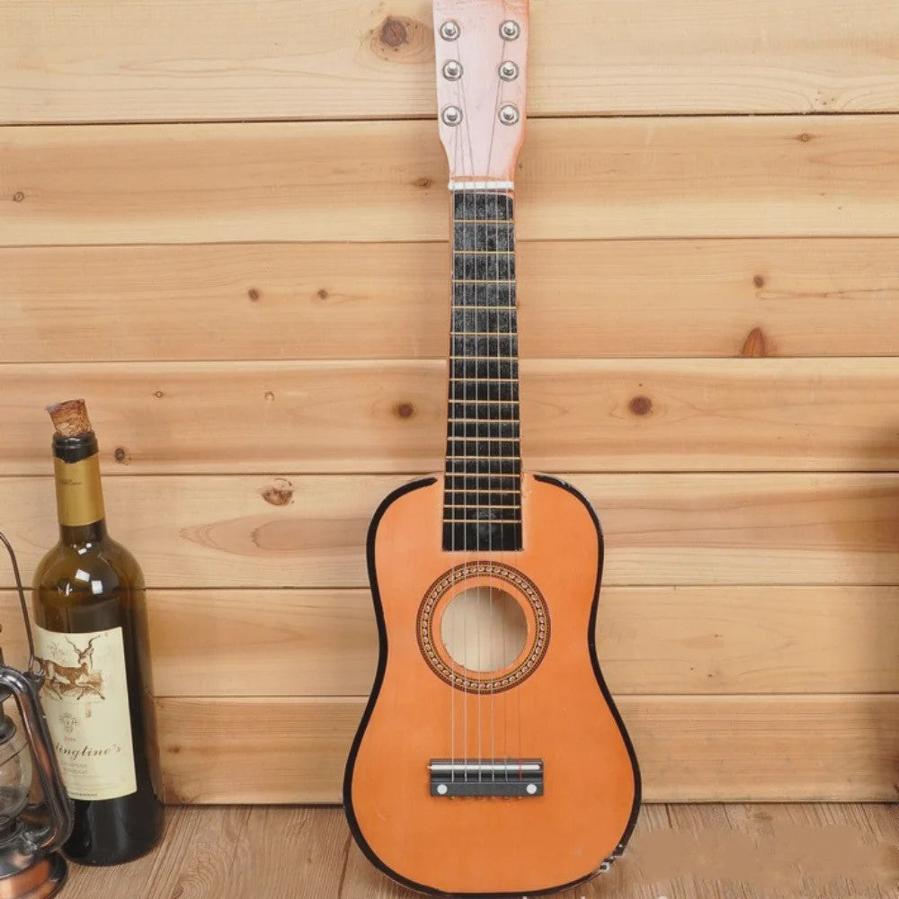 21-Inch Kinderklassieke Gitaar - Massief Hout, Hoge Klankkwaliteit, Kleurrijk Instrument Speelgoed