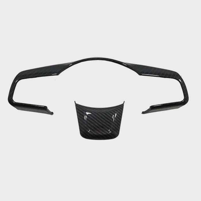 Carbon Look Stuurwiel Decoratie Trim voor Jaguar XE, XF, F-Pace (2016-2017)