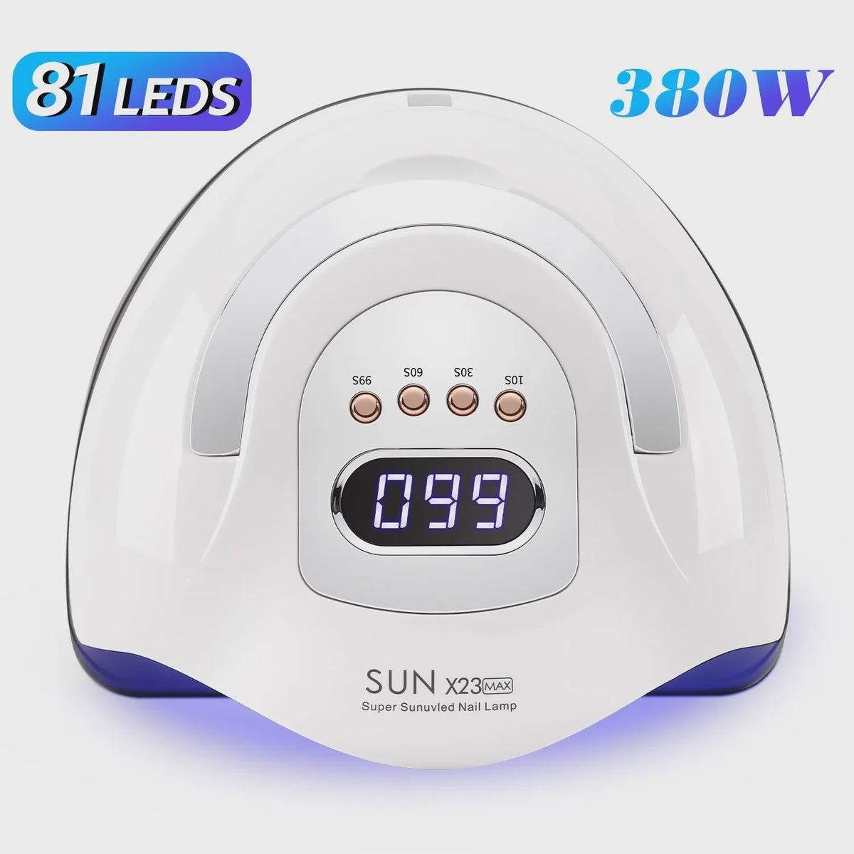 380W UV LED Nagel Lamp - 84 LEDs, Snellrogend & Automatische Sensor