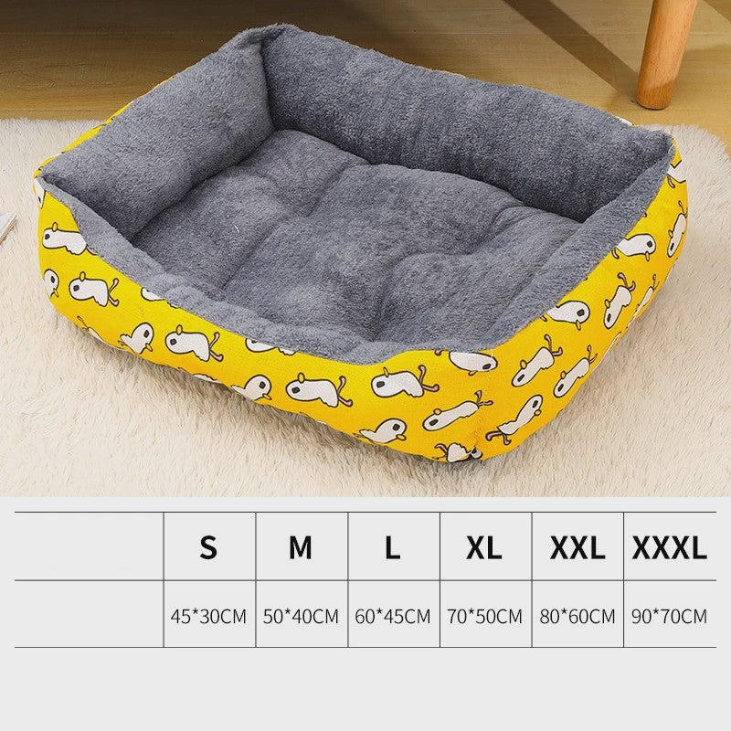 Warm Winter Huisdier Bed - Comfortabel Hondenkussen & Kattenmand voor Puppy's en Grotere Honden