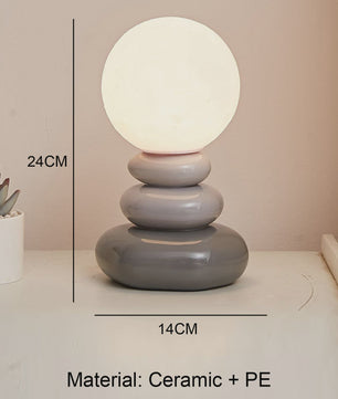 Keramische LED Tafellamp - Sfeerverlichting voor Slaapkamer & Bureau