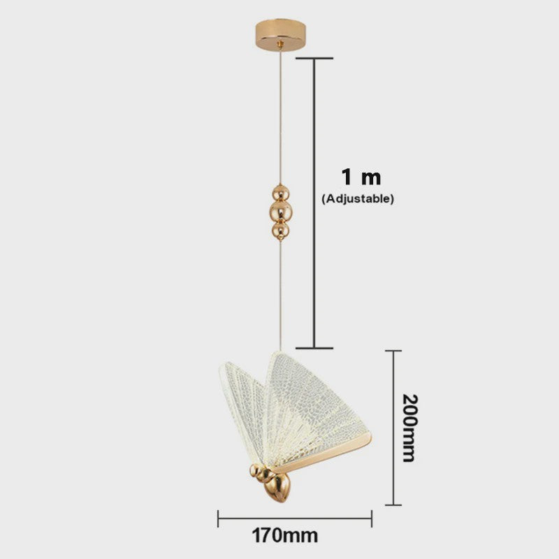 Luxe Vlinder Hanglamp - Moderne LED Plafondlamp voor Slaapkamer & Woonkamer