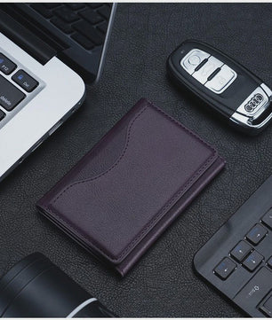 Magnetische Lederen Kaarthouder Wallet voor iPhone 16/15 Serie - Magsafe Compatibel