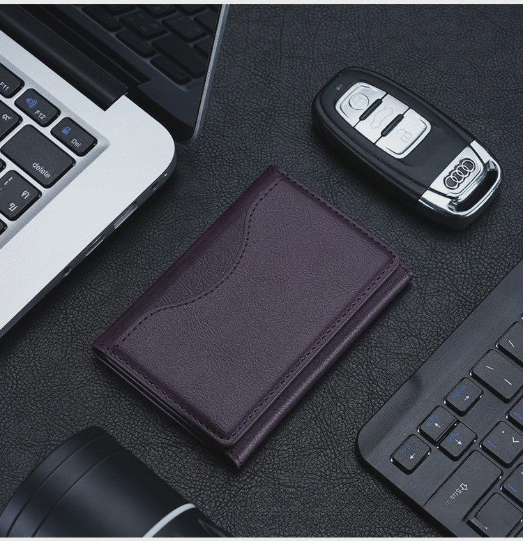 Magnetische Lederen Kaarthouder Wallet voor iPhone 16/15 Serie - Magsafe Compatibel