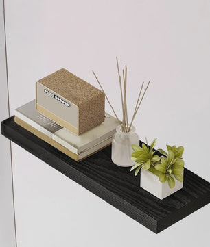Drijvende Wandplank - Stevig & Decoratief met Onzichtbare Beugel voor Woonkamer, Keuken, Badkamer