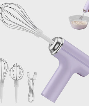 Draadloze Elektrische Handmixer met 3 Snelheden - Perfect voor Bakken en Mixen