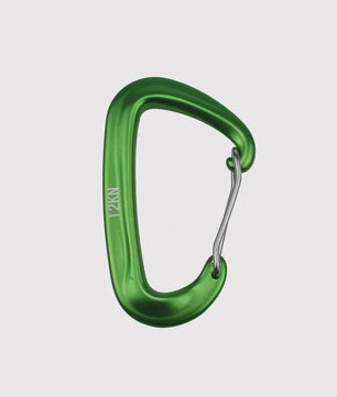 12KN D-vorm Karabijnhaak - Kleine Klimhaak voor Outdoor, Camping & Outdoor Avonturen