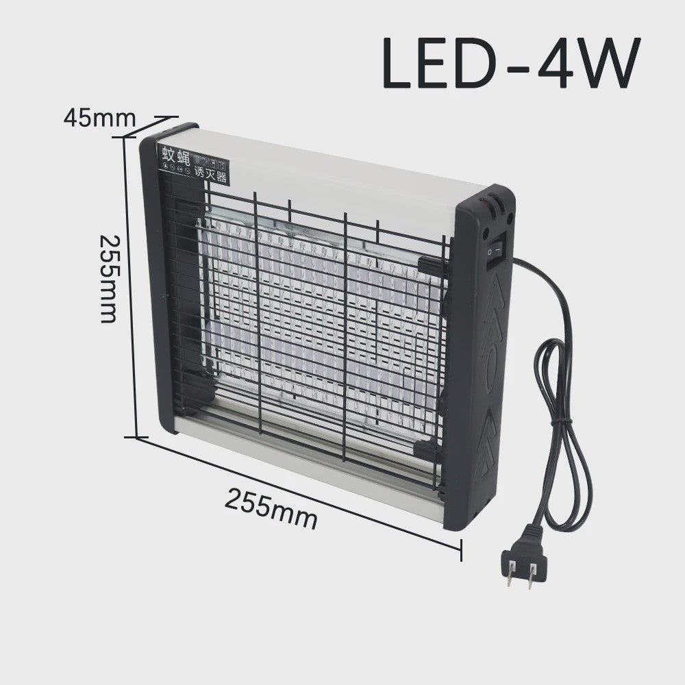 UV Muggenlamp - Oplaadbare Elektrische Insectendoder, Stiller dan 30dB, Binnen & Buiten
