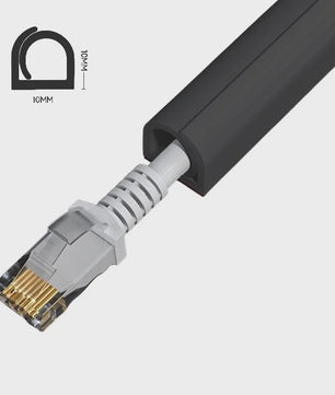 Overschilderbare Kabelgoot - Muur Kabel Organizer & Snoer Afdekker (1-10m)