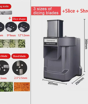 Automatische Groentesnijder - Snel Snijden, Raspen & Blokjes Maken