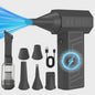 Krachtige Turbo Jet Blower 130000RPM - Draadloos, Type-C Opladen, 5 Opzetstukken