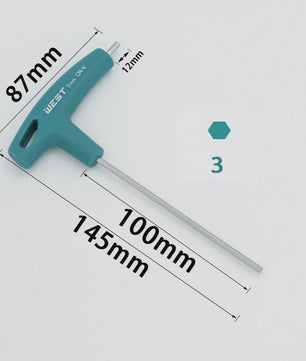 T-Handgreep Inbussleutel Set voor Fietsreparatie - 2 t/m 8mm