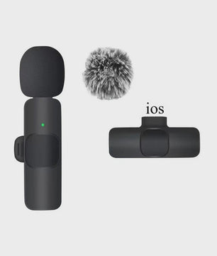 Draadloze Lavalier Microfoon voor iPhone, Android & PC - Plug & Play Mini Microfoon
