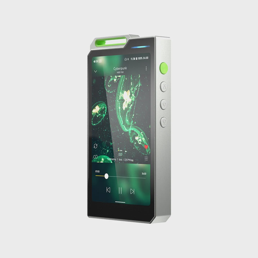 HiBy R4 HiFi Music Player: Quad DAC, Android 12, MQA & DSD256 met 11 uur batterijduur