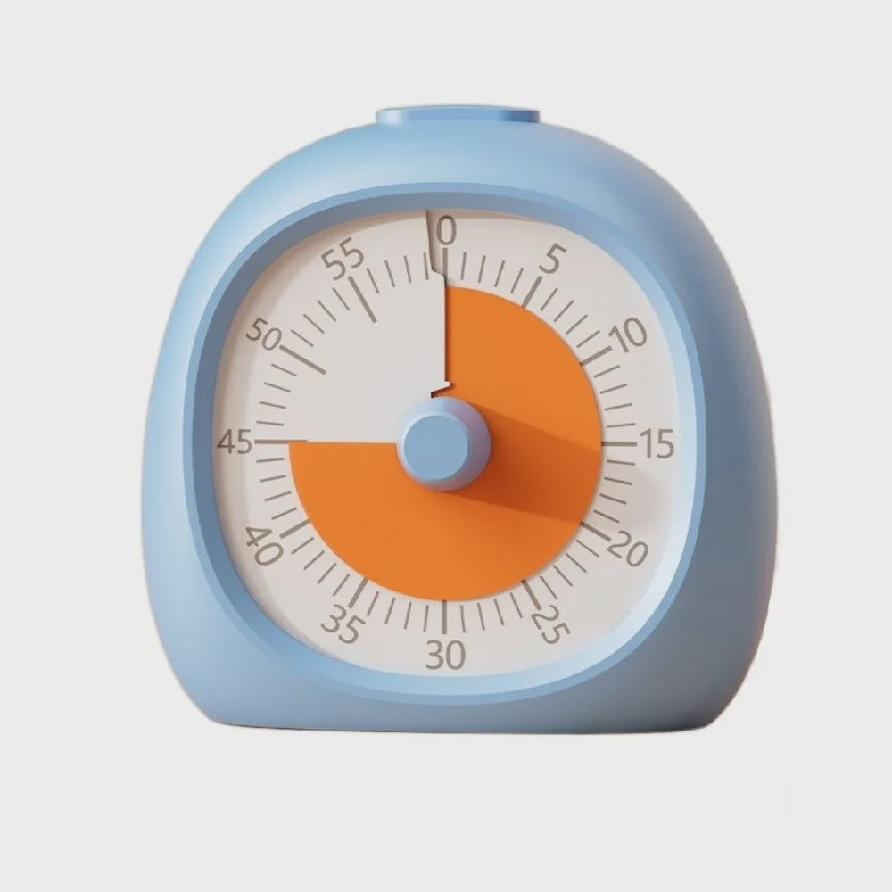 Visuele Timer 60 Minuten - Stille Tijdmanagement Hulp voor Kinderen & Keuken